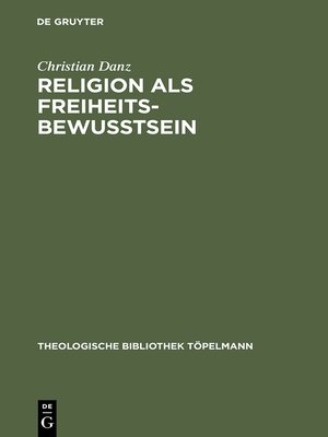 cover image of Religion als Freiheitsbewußtsein